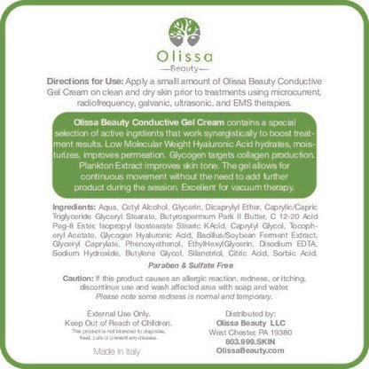 Olissa Beauty Conductive Gel Cream – 500 ml